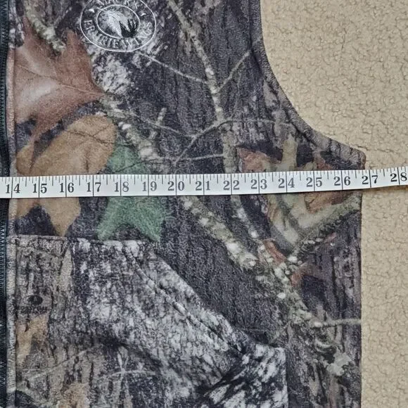 Macks Prairie Wings Mens Size XL Fleece Camo Vest - Picture 10 of 10